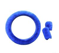 QuivyLivy Steering Wheel Cover Set | 3 Or 8 Piece, Soft Faux Wool Plush Kit For Winter Driving, Warm Touch And Non-Slip Grip, Stylish Interior Decoration For Car