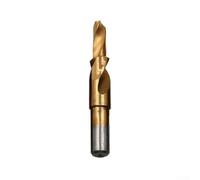 QuivyLivy Step Drill Bit HSS -M35 Material 180 Degree Spiral Flute for Countersink and Chamfer Multi Size Metal Drilling Gold Coated DIY Tool Kit Essential(8)