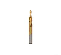 QuivyLivy Step Drill Bit HSS -M35 Material 180 Degree Spiral Flute for Countersink and Chamfer Multi Size Metal Drilling Gold Coated DIY Tool Kit Essential(3)