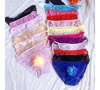 QuivyLivy Stretch Lace Men's Thong Underwear Random Color | Elastic lace material, random color selection, all seasons comfort, lightweight feel, easy care instructions