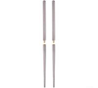 QuivyLivy Titanium Folding Chopsticks And Cutlery Set, Ultralight Portable Camping Tableware With Anti-Slip Grip For Hiking Travel Outdoor Adventures(A)