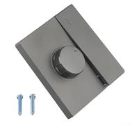 QuivyLivy Variable Ceiling Fan Control Switch With Rotary Knob, Stepless Dimmer For Most Electric Fans, Flame-Retardant Pc Material, 300W Load Capacity(Gray)