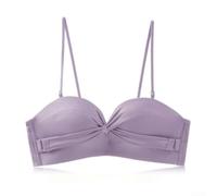 QuivyLivy Women's Strapless Push-Up Bra with Detachable Straps2 | Non-Slip Back-Wrapped Design, Soft Chest Pad, Invisible Wedding Lingerie