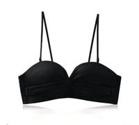 QuivyLivy Women's Strapless Push-Up Bra with Detachable Straps2 | Non-Slip Back-Wrapped Design, Soft Chest Pad, Invisible Wedding Lingerie
