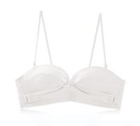 QuivyLivy Women's Strapless Push-Up Bra with Detachable Straps2 | Non-Slip Back-Wrapped Design, Soft Chest Pad, Invisible Wedding Lingerie