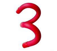 QuivyLivy Wrist Weight Foam Rubber and Alloy Counterweight Wristband Adjustable for Running Swimming Dance Workout Fitness Training Comfortable Bendable Design(Red)