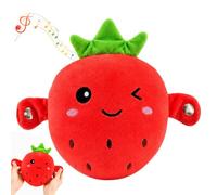 Quixion Interactive Music Plush Toy, Baby Toys, Educational Sensory Singing Doll, Body-Sensing Plush Toy with Piano and Fruit Metronome Sounds, for Early Learning, Parent-Child Play, Birthday Gift