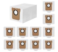 Quixotical 10 pcs Vacuum Hoover Bag for Dreame L10 Ultra / L10s Ultra / L20 Ultra/Xiaomi X10, X10+, S10, S10+, S10 Pro Robot Vacuum Cleaner, Dust Bags Replacements, 3L Large Capacity