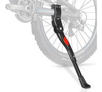 Quixotical Bicycle Kickstand Black, Premium Bike Kickstand, Height Adjustable Bicycle Kick Stand, Aluminum Rear Side Bicycle Stand, for Bicycle, Road Bike, Mountain Bike