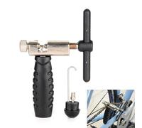 Quixotical Bike Chain Tool for 6-12 Speed, Professional Chain Breaker and Link Remover, Bicycle Chain Splitter for Road and Mountain Bikes
