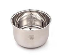 Quixpszto 304 Stainless Steel Thickened Rice Cooker Inner Bowl 5L,Compatible For Zojirushi NS-WSC10 Multicooker Like A Native