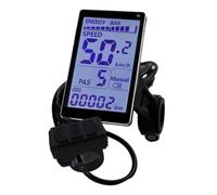Quixpszto M5 N2 Electric Bike LCD Speedometer Display, 24V 36V 48V Universal Wired Control Panel With USB UART Port, For E Scooter & Mountain Bike(SM 6PIN)