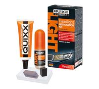 QUIXX QHRK1 Reliable Car Headlight Restoration Kit to Increase Safety and Can Prevent MOT Failure, Includes Headlight Polish, Sealing, Sanding & Polishing Block, Abrasive Papers and Polish Cloths