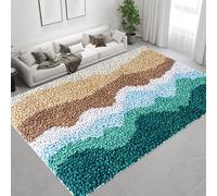 QUIYAEZY Large Latch Hook Kits for Adults, Rug Making Kit for Beginners, Latch Hook Rug Kits, Tapestry Kits Rug for Beginners, Pre-Printed Pattern Embroidery Carpet Home Decoration 130x150 cm