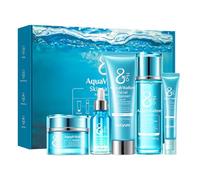 Quiyum 8 × H2O AquaVitalize Skincare Set, 5Pcs Hydrating Face Care Kit