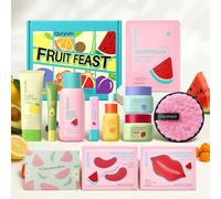 Quiyum Fruit Skincare Set, 11Pcs Hydrating & Refreshing Facial Routine