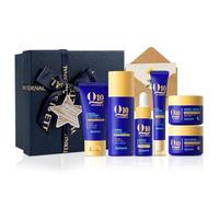 Quiyum Q10 & Vitamin E Skincare Set, 6Pcs Hydrating & Anti-Ageing Power Face Care Routine Kit, Reduces Wrinkles & Lines, Firmer Dual Action Solution Gift Pack for Women & Men