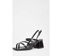 Quiz Women's Black Wide Fit Slingback Sandal | Size: 4 Quiz Black 4