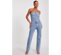 Quiz Blue Diamante Denim Jeans Blue 4