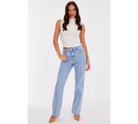 Quiz Blue Straight Leg Jeans Blue 14