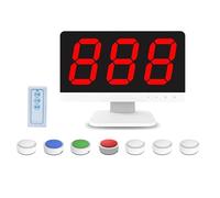 Quiz Buzzer System with Remote Control - Multiple Buzzers and Answering Modes for Game Shows and Family Parties