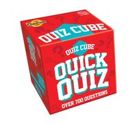 Cheatwell Games Quiz Cube Quick Quiz | Trivia Game With 744 General Knowledge Questions, Red