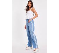 Quiz Dark Indigo Striped Side Jeans Dark Indigo 8