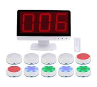 Quiz Game Buzzer, Party Contest Props, 3 Answer Modes, 4 Color States, Suitable for Classroom Contest Game Shows Family Party Games