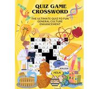 Quiz Game Crossword: The Ultimate Quiz for General Culture enhancement: Up to 1750 Quizzes as Crossword Puzzles with Solutions / A 8.5x11 Puzzle Book Gift