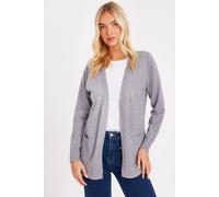 Quiz Women's Grey Sequin Longline Cardigan | Size: Small Quiz Grey S