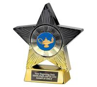 Quiz Lamp Of Knowledge Superstar Award 110mm Trophy (SM1) Engraved Free