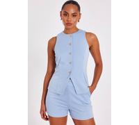 Quiz Light Blue Tailored Shorts Light Blue 14