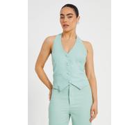 Quiz Mint Petite Tailored Waistcoat Mint 14