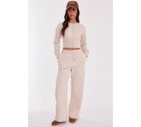 Quiz Stone Wide Leg Joggers Stone XS