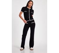 Quiz Women's Black Knit Contrast Top | Size: Medium Quiz Black M