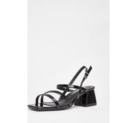 Quiz Women's Black Wide Fit Slingback Sandal | Size: 5 Quiz Black 5