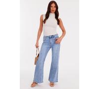 Quiz Women's Blue Side Seam Detail Jeans | Size: 8 Quiz Blue 8