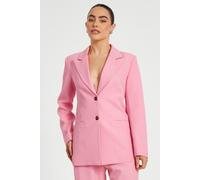 Quiz Women's Coral Petite Tailored Blazer | Size: 10 Quiz Coral 10