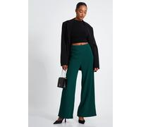 Quiz Women's Green Wide Leg Trousers | Size: 6 Quiz Green 6