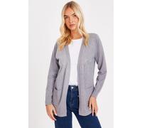 Quiz Women's Grey Sequin Longline Cardigan | Size: Small Quiz Grey S