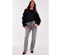 Quiz Women's Grey Straight Leg Jeans | Size: 6 Quiz Grey 6