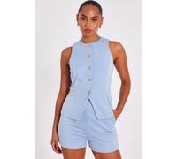 Quiz Women's Light Blue Tailored Shorts | Size: 6 Quiz Light Blue 6