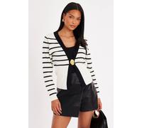 Quiz Women's Multi Button Long Sleeve Cardigan | Size: Small Quiz Multicolor S