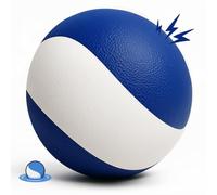 Quizvi Floating Squeaky Dog Toy - 2.4" Rubber Ball for Aggressive Chewers, Durable Interactive Toy for Medium & Large Dogs, Ideal for Water Play, Fetch & Pool Games