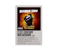 QUJIAOFUMEISUU 21st Century Breakdown by Green Day Poster Aesthetic Canvas Print Room Aesthetic Wall Art 24x36inch(60x90cm) Unframe-21st Century Breakdown by Green Day