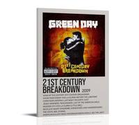 QUJIAOFUMEISUU 21st Century Breakdown by Green Day Poster Aesthetic Canvas Print Room Aesthetic Wall Art 16x24inch(40x60cm) Frame-21st Century Breakdown by Green Day