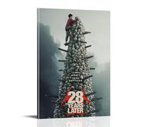 QUJIAOFUMEISUU 28 Years Later Poster Aesthetic Canvas Print Room Aesthetic Wall Art 12x18inch(30x45cm) Frame-28 Years Later-3