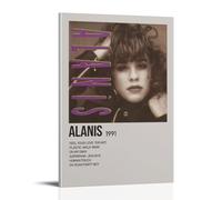 QUJIAOFUMEISUU Alanis By Alanis Morissette Poster Aesthetic Canvas Print Room Aesthetic Wall Art 24x36inch(60x90cm) Frame-Alanis By Alanis Morissette