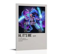 QUJIAOFUMEISUU Ashnikko Hi, It's Me Poster Aesthetic Canvas Print Room Aesthetic Wall Art 20x30inch(50x75cm) Frame-Ashnikko Hi, It's Me