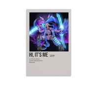 QUJIAOFUMEISUU Ashnikko Hi, It's Me Poster Aesthetic Canvas Print Room Aesthetic Wall Art 24x36inch(60x90cm) Unframe-Ashnikko Hi, It's Me